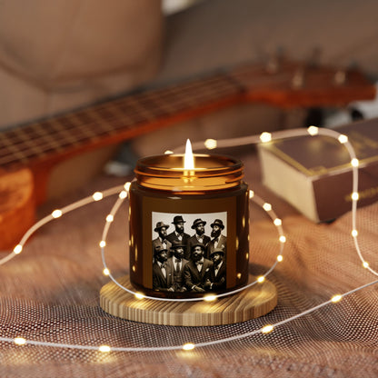 Scented Soy Candle (Multi-Size, Amber Jar)