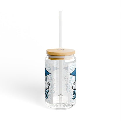 Graduation Sipper Glass | Class of 2025 16oz Tumbler with Straw