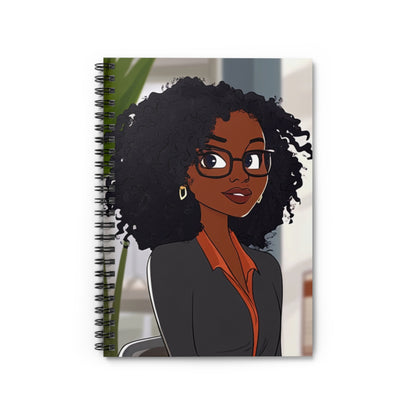 Empowered Woman Spiral Notebook - Ruled Lines | Personal Journal for Creative Minds