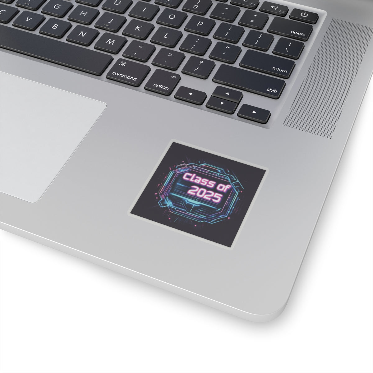 Class of 2025 Tech-Inspired Kiss-Cut Stickers for Graduates