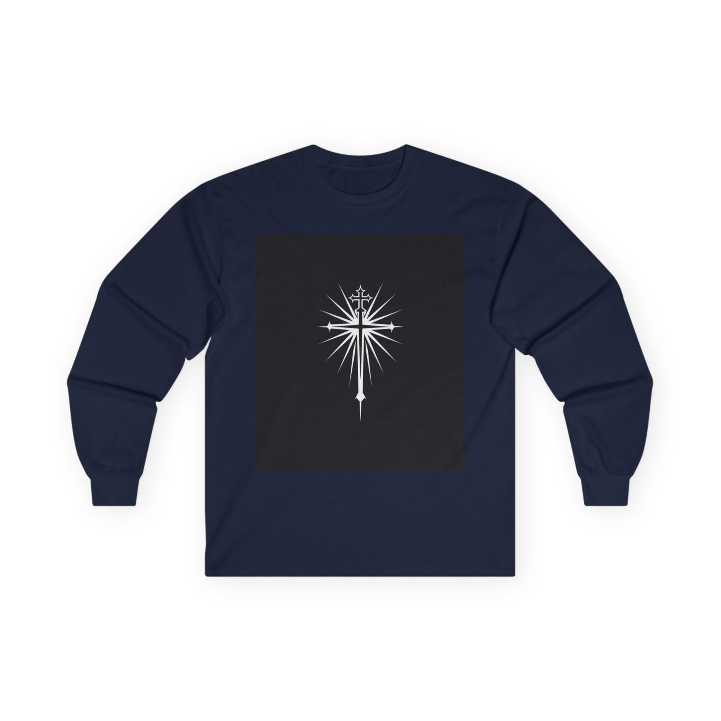 Radiant Cross Long Sleeve Tee - Unisex Ultra Cotton