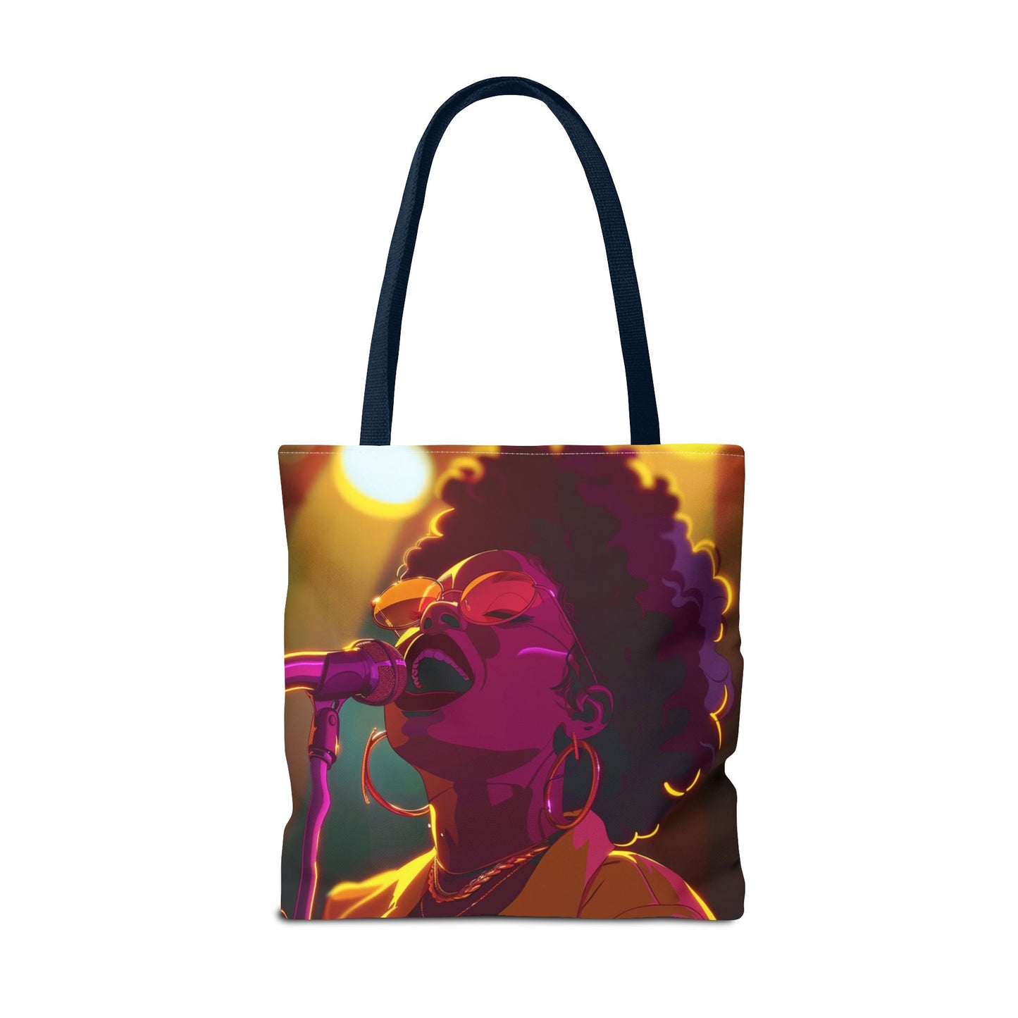 Vibrant Singer Tote Bag - Perfect for Music Lovers and Concert Goers
