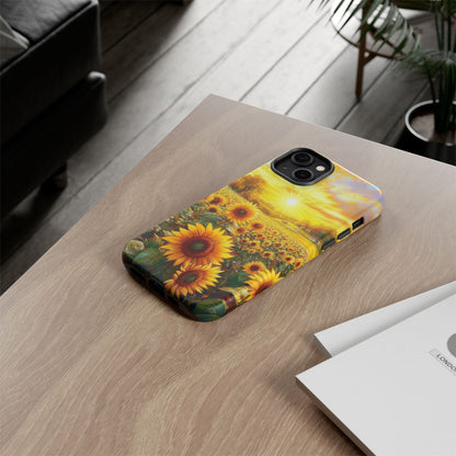 Sunflower Phone Case - Tough Case for Nature Lovers