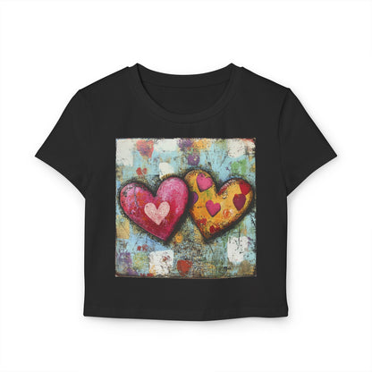 Hearts - Women's Baby Tee
