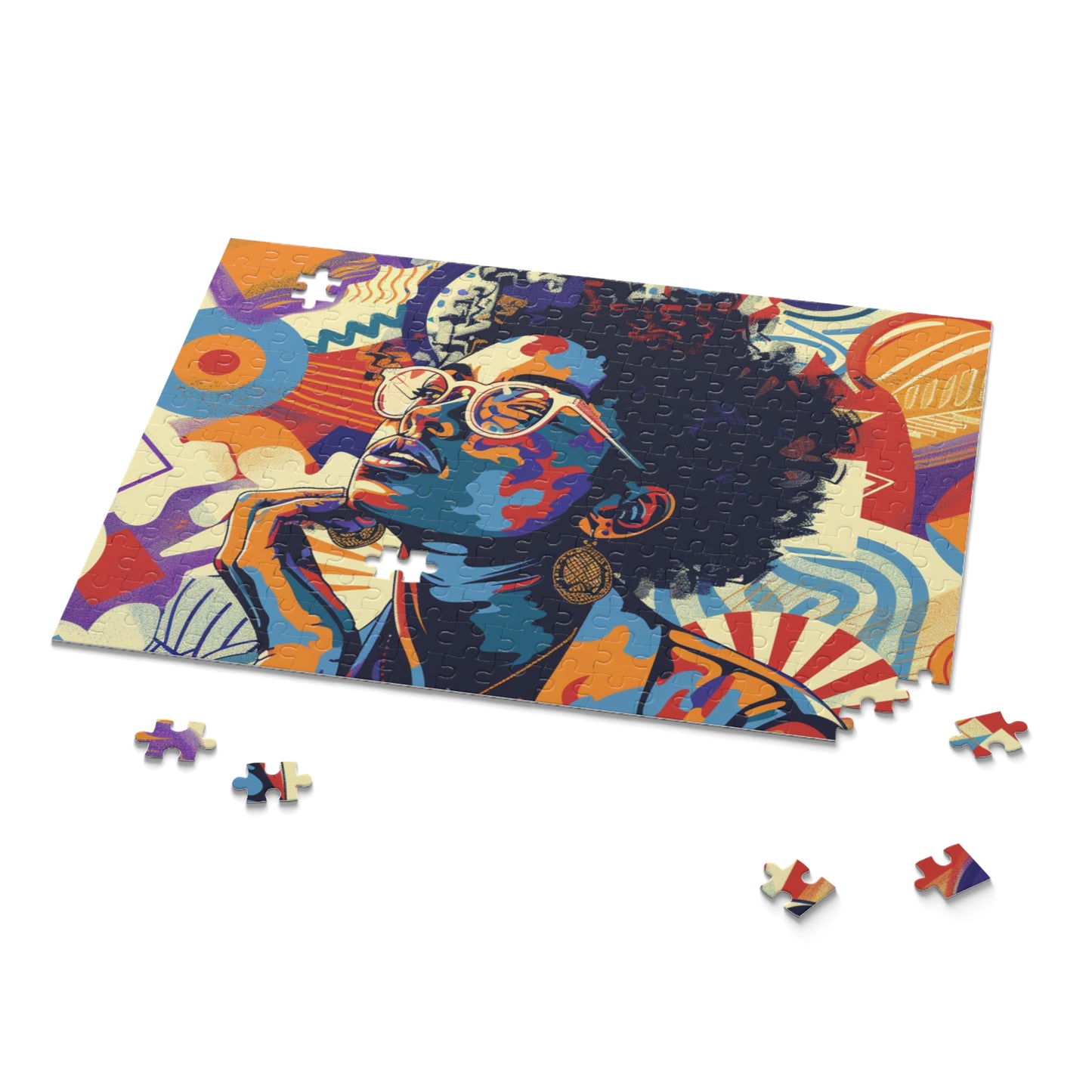 Colorful Afrocentric Puzzle - 120, 252, 500 Pieces | Inspiring Home Decor & Gift