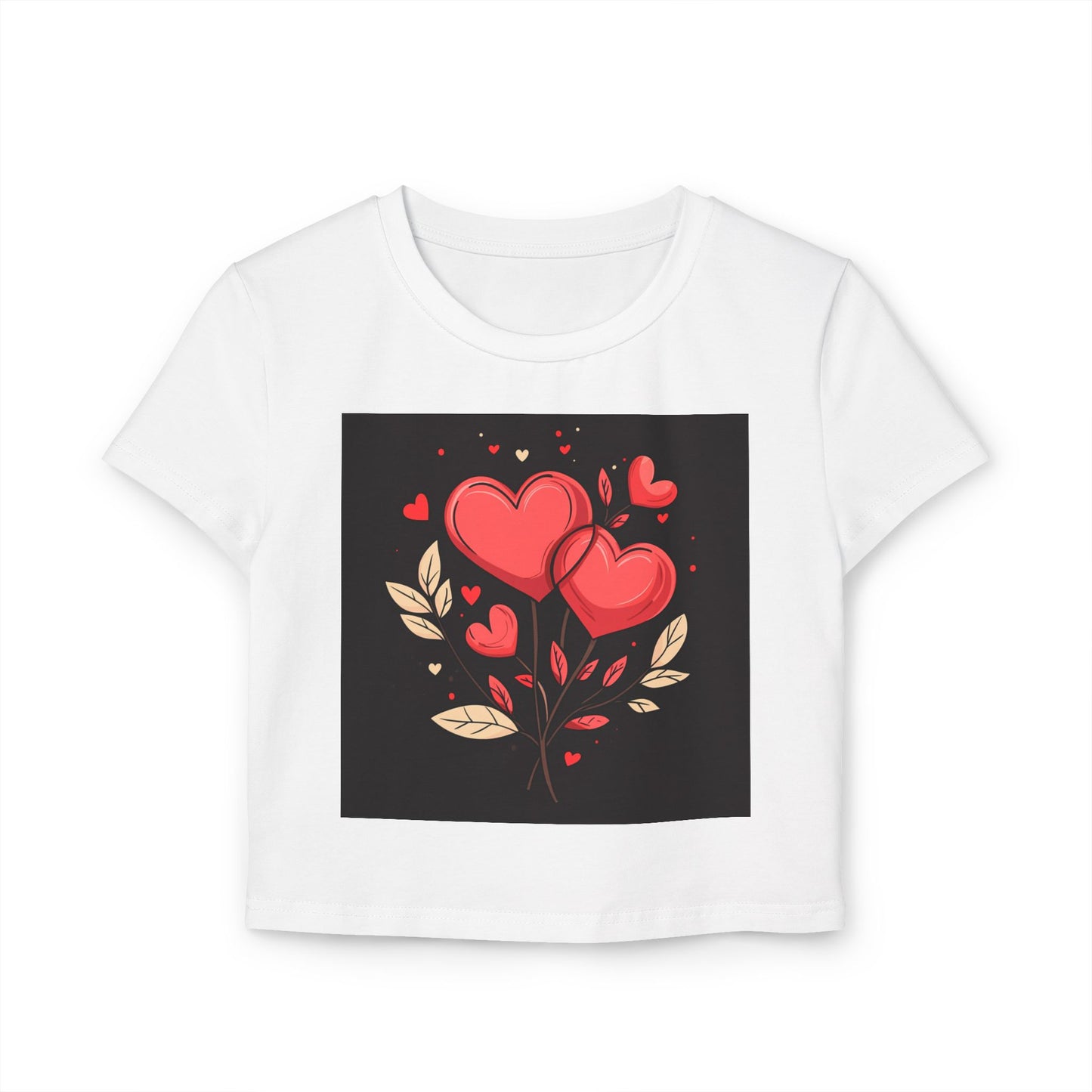 Heart Flower - Women's Baby Tee