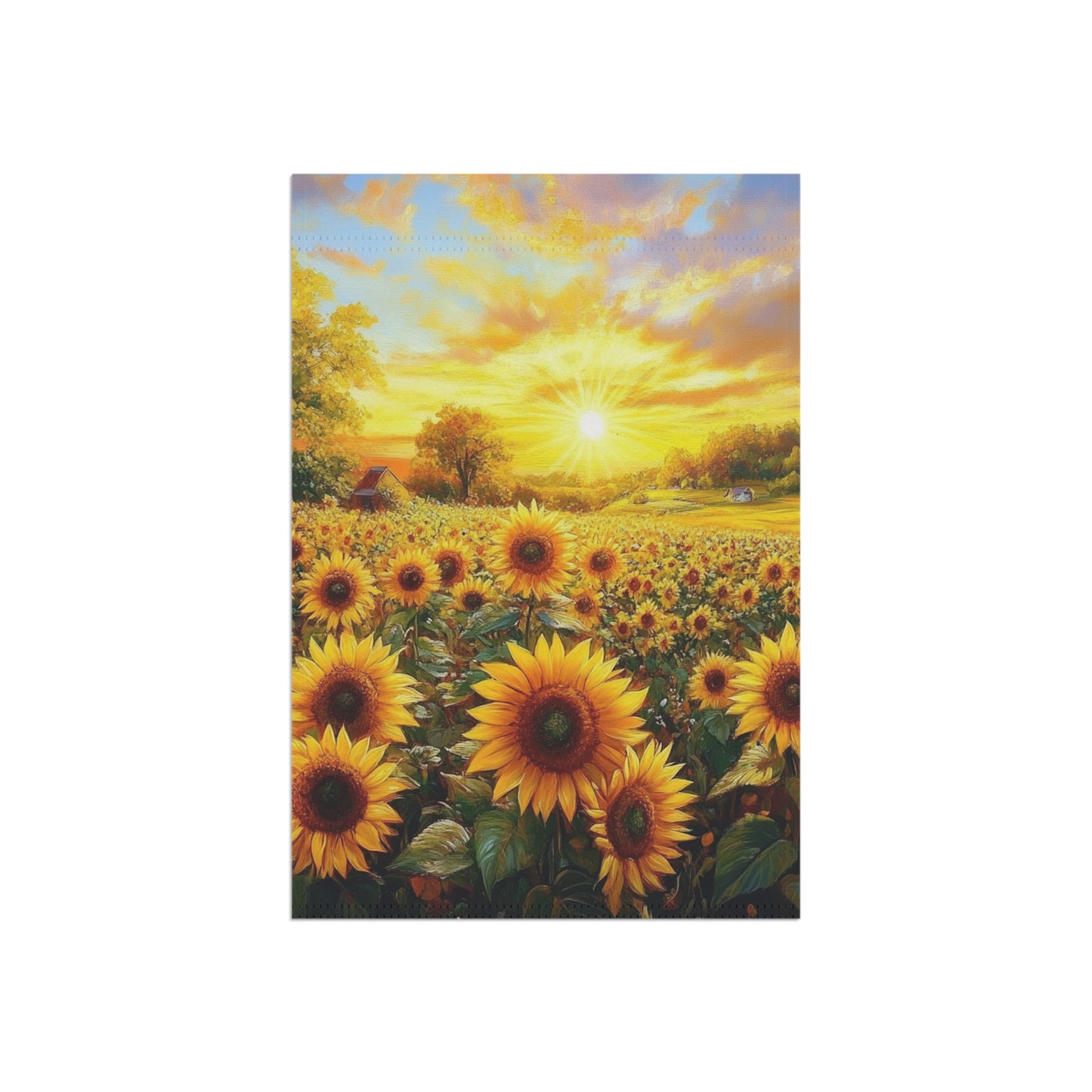 Sunflower Garden Flag - Vibrant Seasonal Decor for Home and Garden