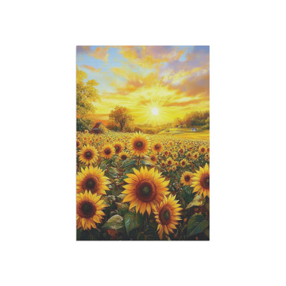Sunflower Garden Flag - Vibrant Seasonal Decor for Home and Garden