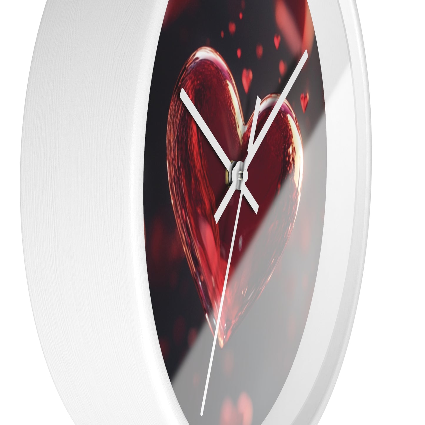 Romantic Heart Design Wall Clock - Perfect Gift for Valentine's Day