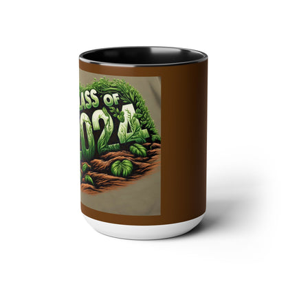 Two-Tone Coffee Mugs, 15oz