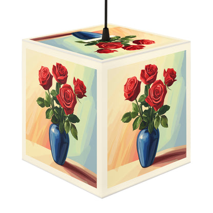 Elegant Rose Floral Light Cube Lamp - Perfect for Home Decor & Gifts