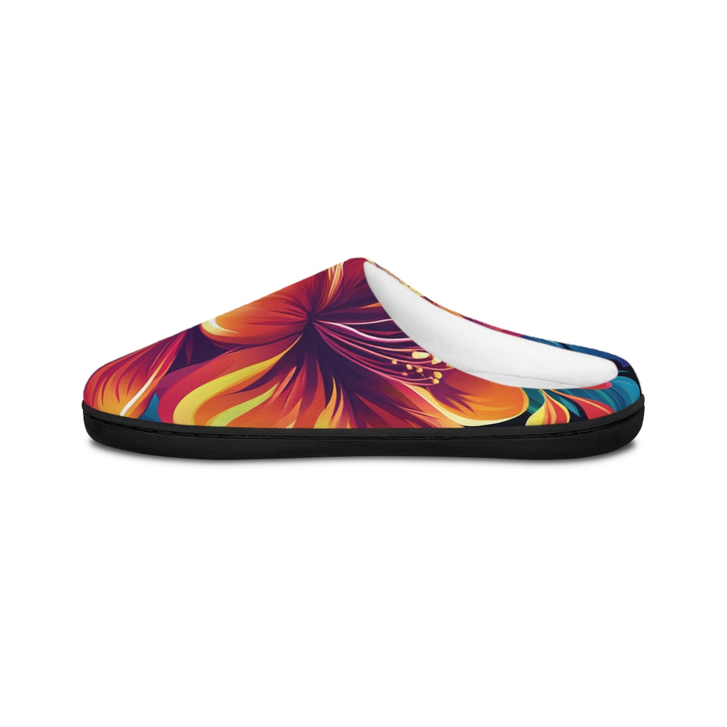 Vibrant Floral Women's Indoor Slippers - Cozy Comfort for Home Relaxation