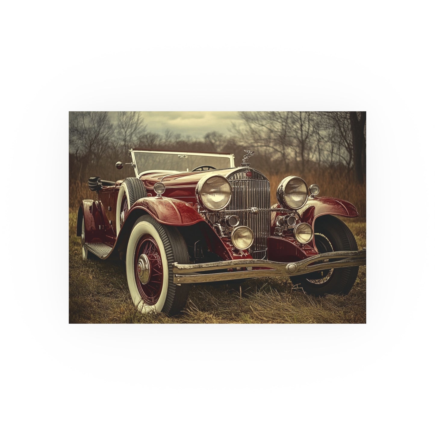 Satin and Archival Matte Posters- Vintage Cars
