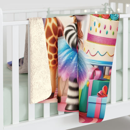 Sherpa Fleece Blanket - Click me to see Image