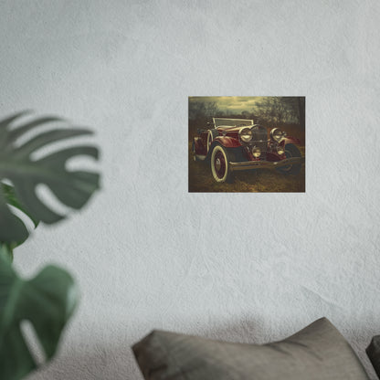 Satin and Archival Matte Posters- Vintage Cars