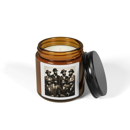 Scented Soy Candle (Multi-Size, Amber Jar)