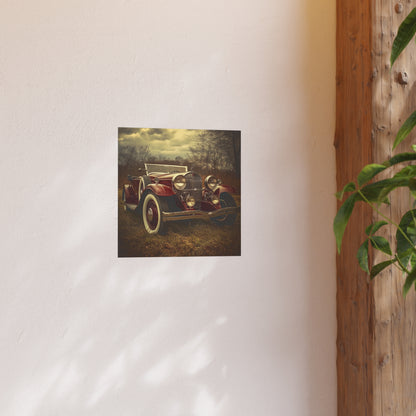 Satin and Archival Matte Posters- Vintage Cars