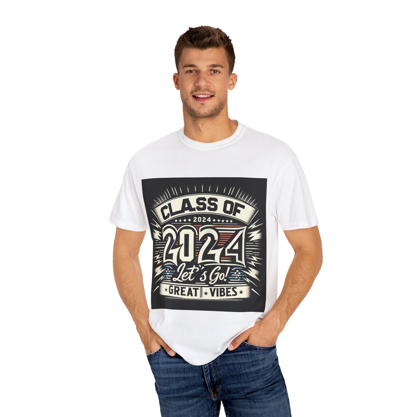 Class of 2024 - Unisex Garment-Dyed T-shirt