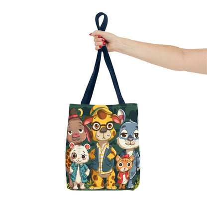 Cute Animal Friends Tote Bag - Whimsical Animal Design for Kids & Nature Lovers