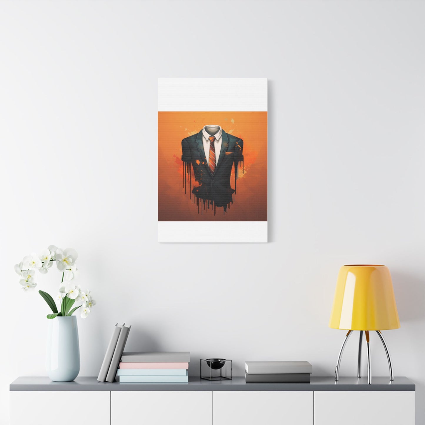 Stylish Abstract Canvas Art Print, Modern Wall Decor, Unique Gift, Home Office Artwork, Contemporary Design for Any Space