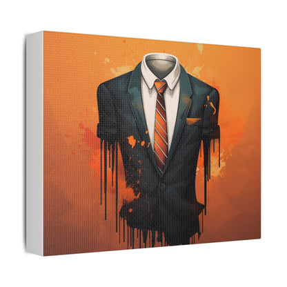 Stylish Abstract Canvas Art Print, Modern Wall Decor, Unique Gift, Home Office Artwork, Contemporary Design for Any Space