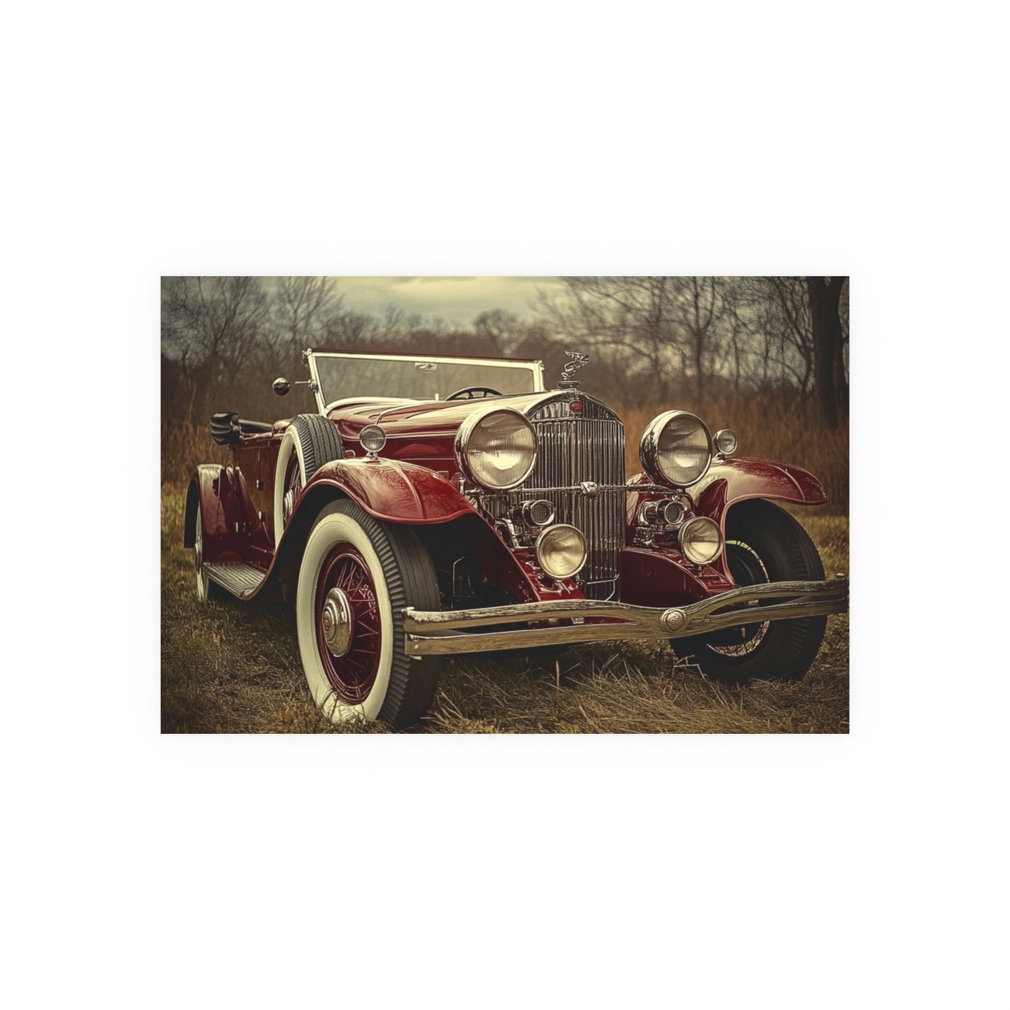 Satin and Archival Matte Posters- Vintage Cars
