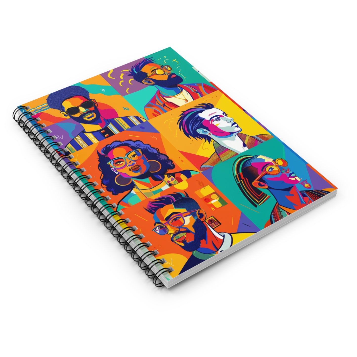 Vibrant Spiral Notebook - Ruled Line | Art-Inspired Writing Journal, Gift for Creatives, School Supplies, Daily Planner, Doodle Pad
