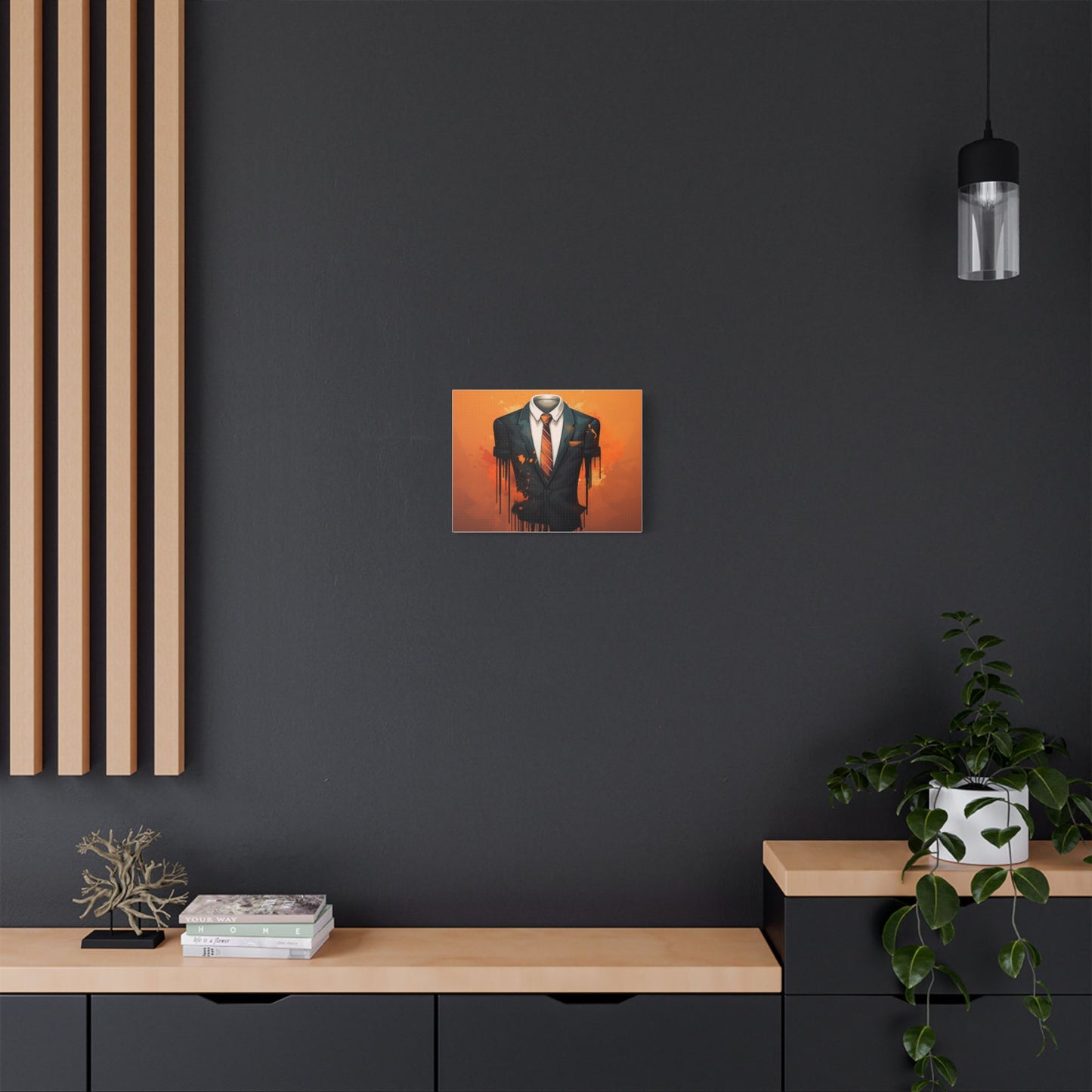 Stylish Abstract Canvas Art Print, Modern Wall Decor, Unique Gift, Home Office Artwork, Contemporary Design for Any Space