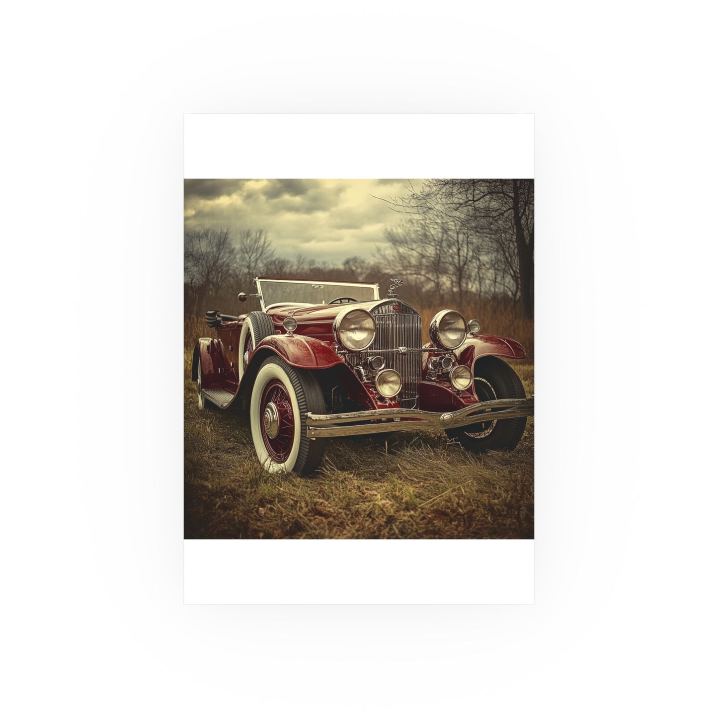 Satin and Archival Matte Posters- Vintage Cars