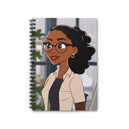 Empowered Woman Spiral Notebook - Ruled Lines | Personal Journal for Creative Minds