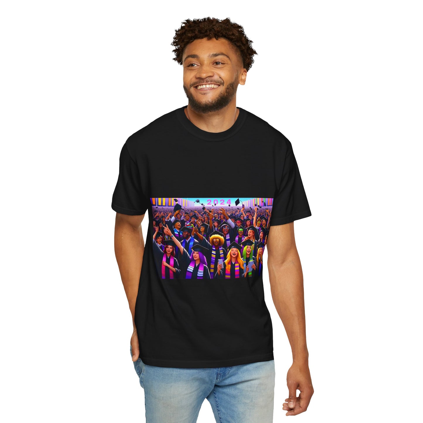 Class of 2024 - Unisex Garment-Dyed T-shirt