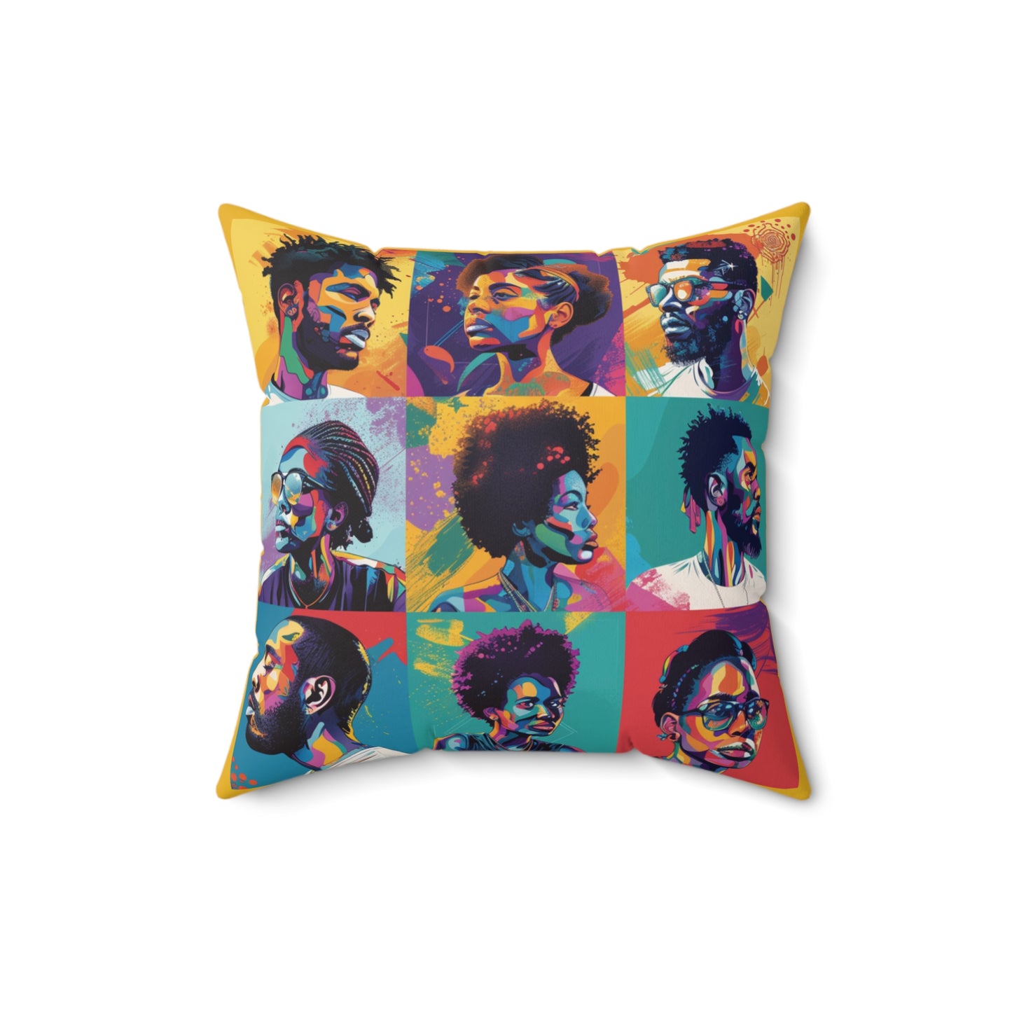 Spun Polyester Square Pillow