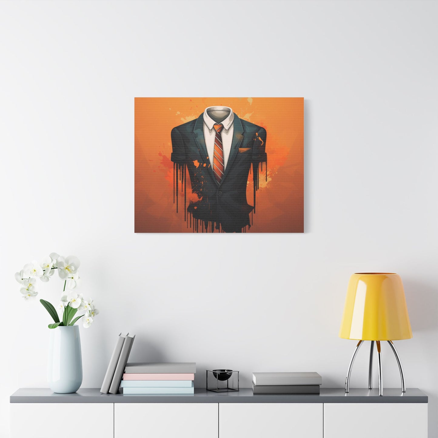 Stylish Abstract Canvas Art Print, Modern Wall Decor, Unique Gift, Home Office Artwork, Contemporary Design for Any Space