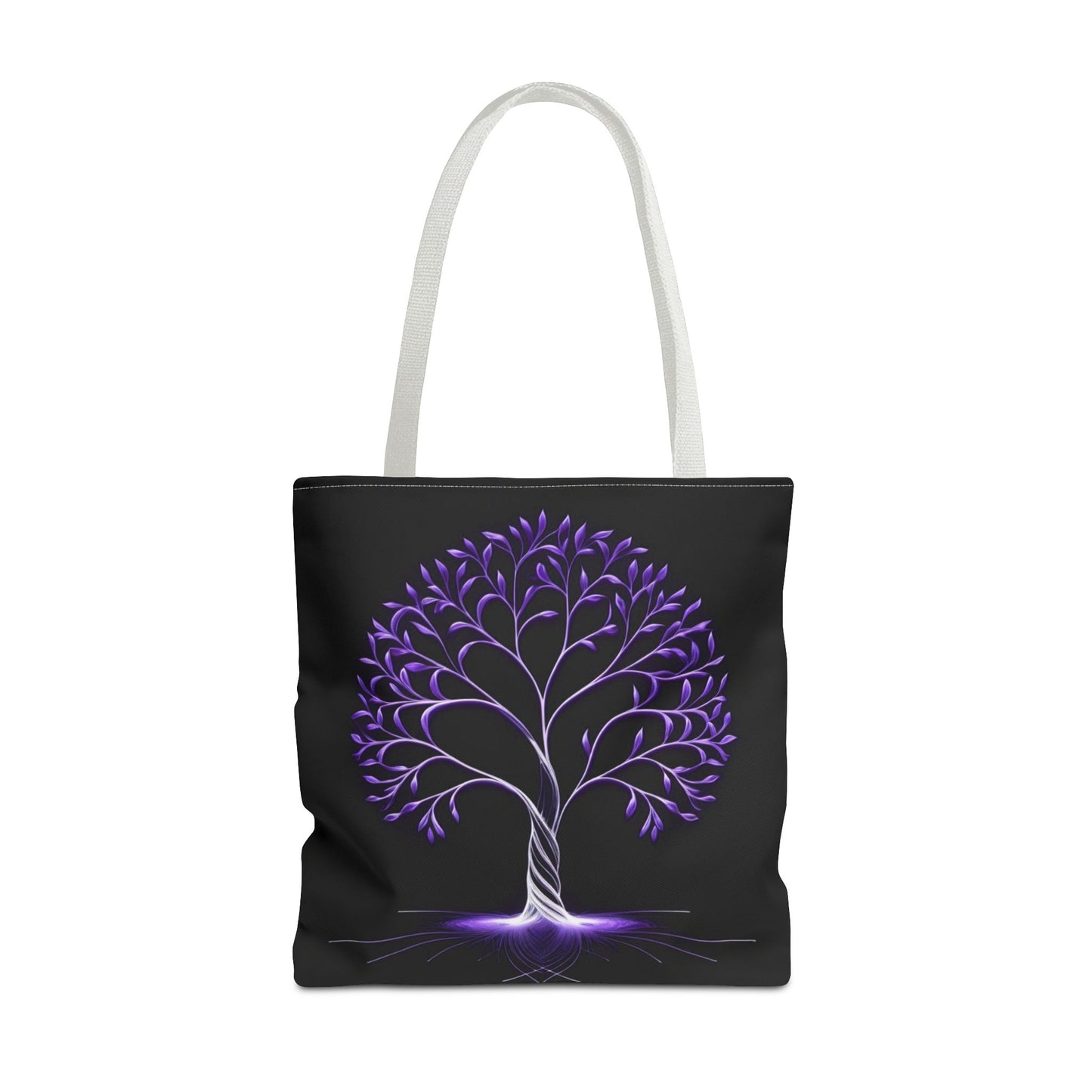 Elegant Purple Tree Design Tote Bag - Nature Lover's Accessory