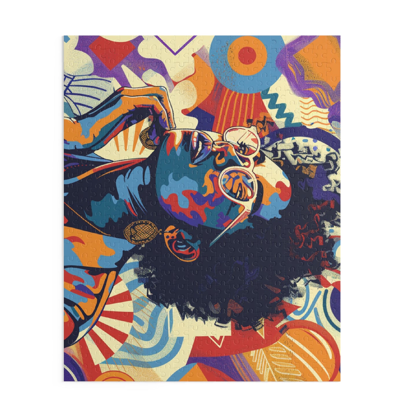 Colorful Afrocentric Puzzle - 120, 252, 500 Pieces | Inspiring Home Decor & Gift