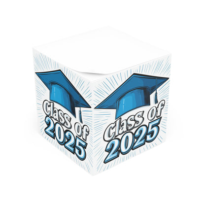 Graduation Note Cube - Class of 2025 Memo Pad, Graduation Gift, Study Tool, Desk Decor, Inspirational Stationery