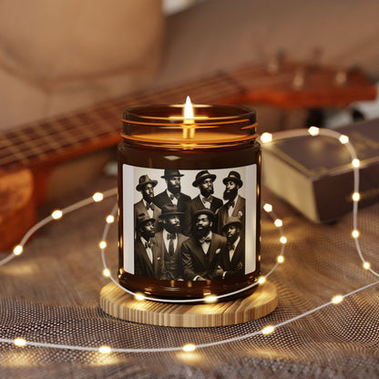 Scented Soy Candle (Multi-Size, Amber Jar)
