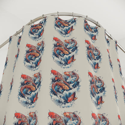 Koi Fish Shower Curtain
