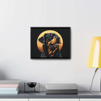 Gallery Canvas Wraps, Horizontal Frame- Rottweiler