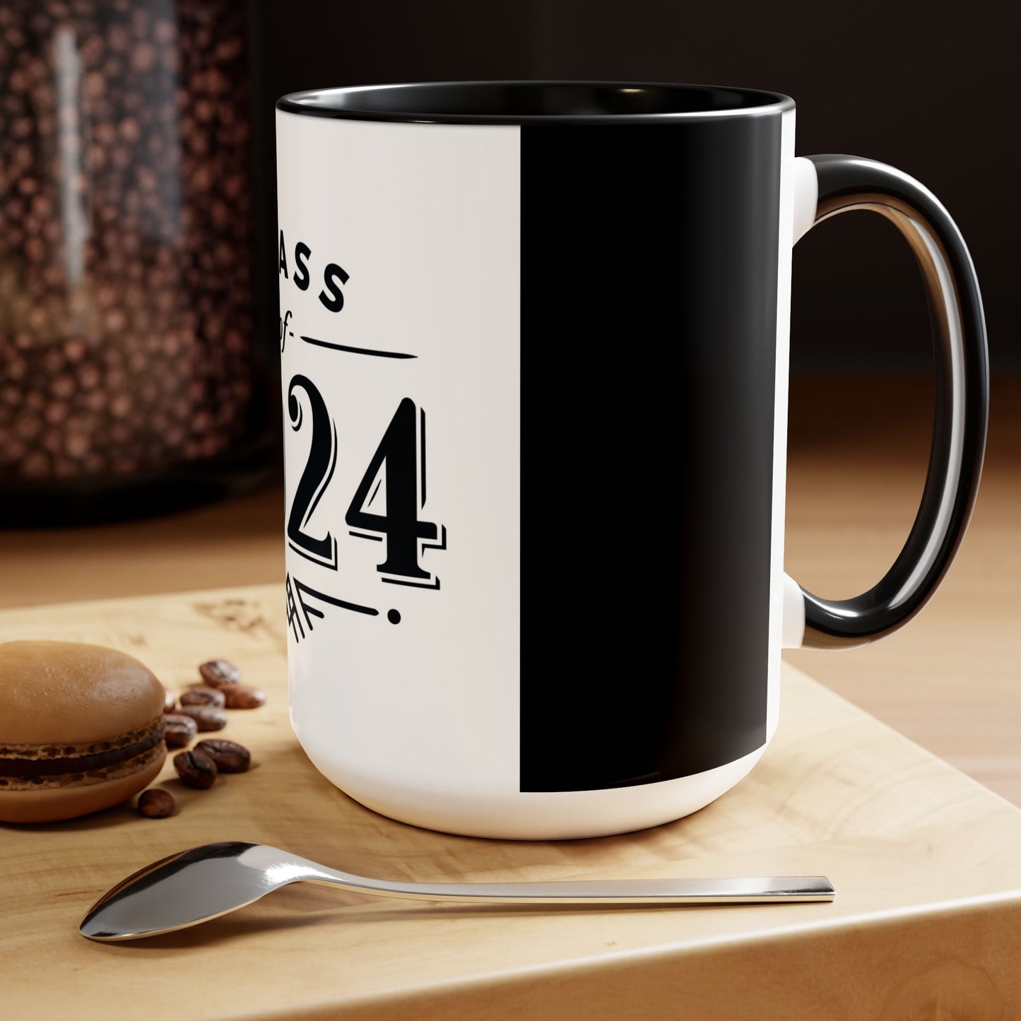 Two-Tone Coffee Mugs, 15oz