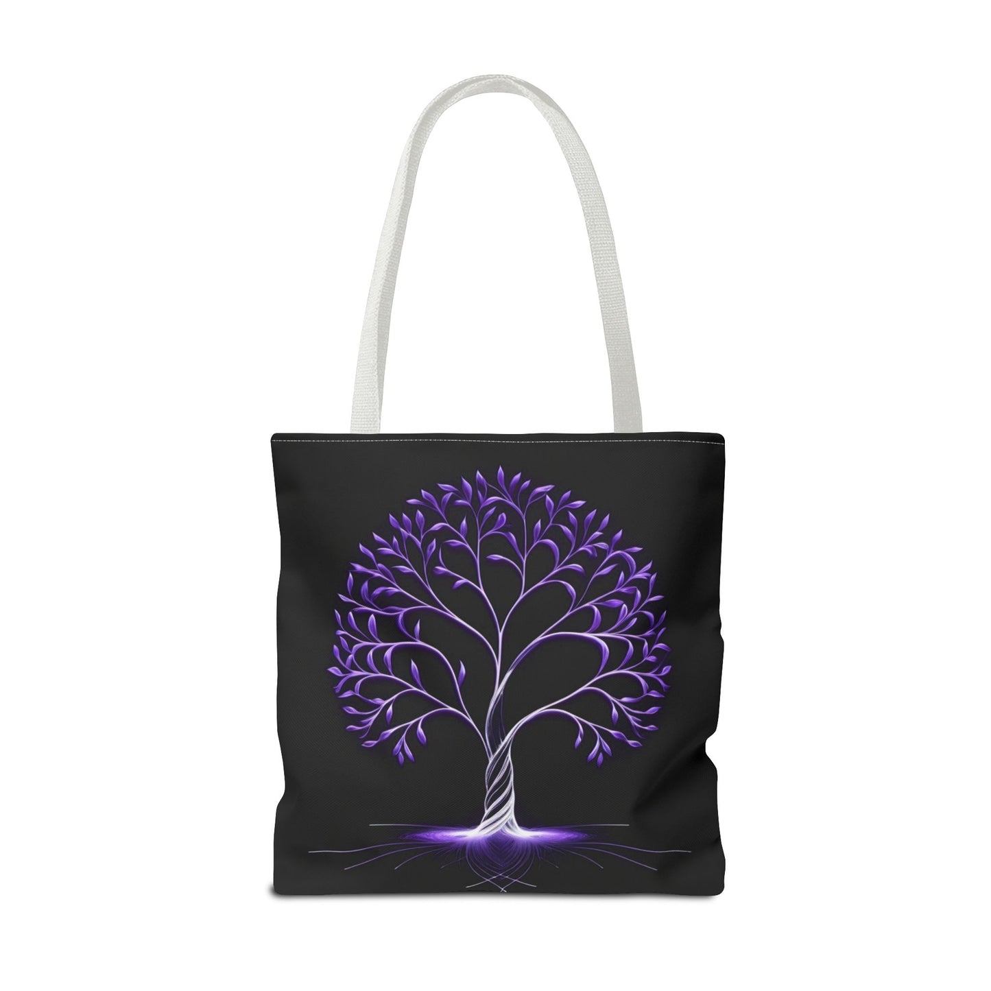 Elegant Purple Tree Design Tote Bag - Nature Lover's Accessory